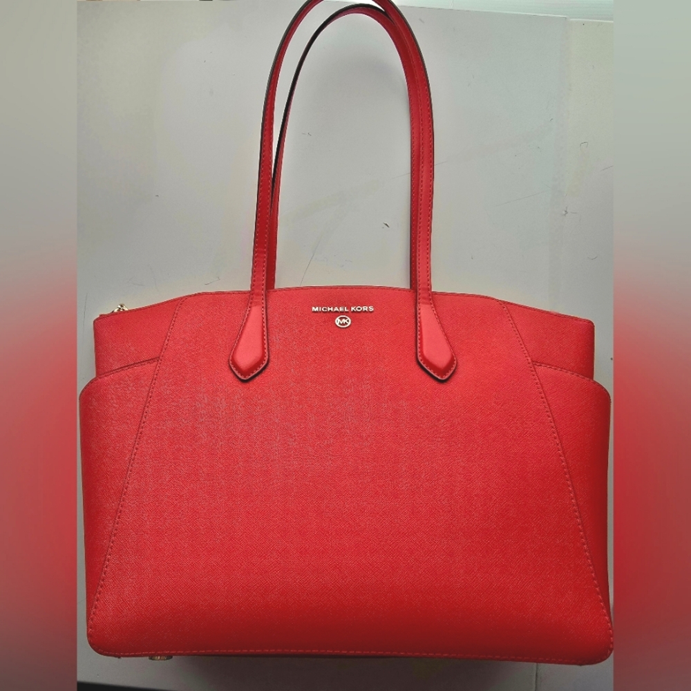 Michael Kors Marilyn Medium Saffiano Leather Tote Bag - Picture 6 of 16